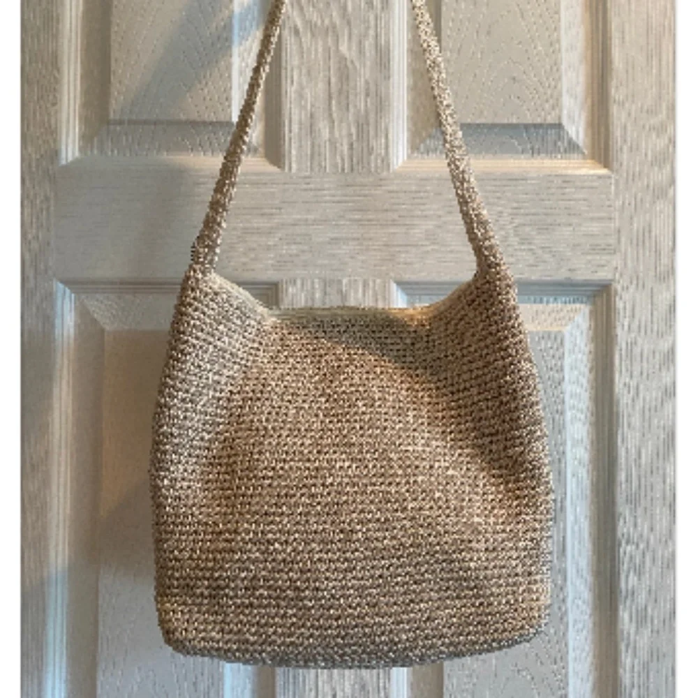 Sak Natural Tan Woven Shoulder Handbag - Picture 2 of 5